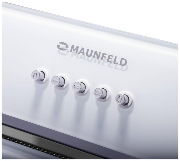 Встраиваемая вытяжка Maunfeld Trapeze 601GG, цвет Белый, ширина 59,8см.