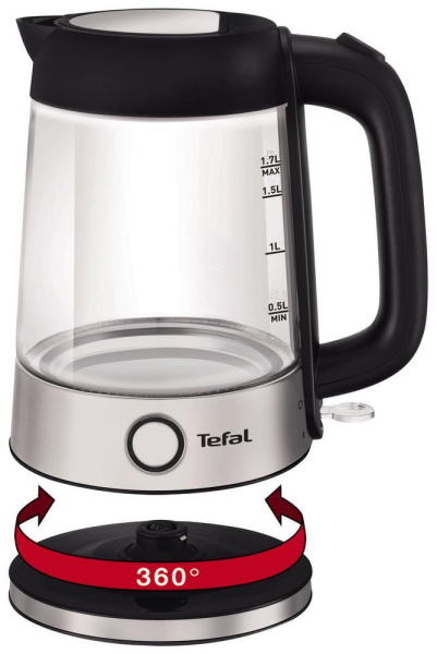 Электрический чайник Tefal KI 750D30, цвет Чёрный