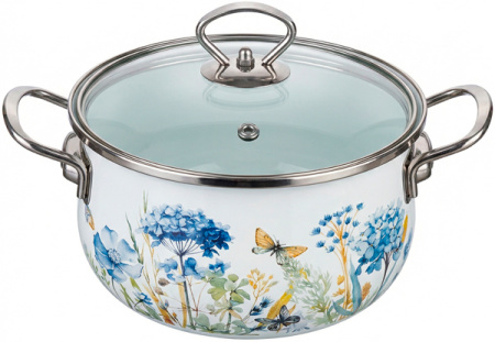Кастрюля Regent Гортензия 1,5 л/16 см 87-110 