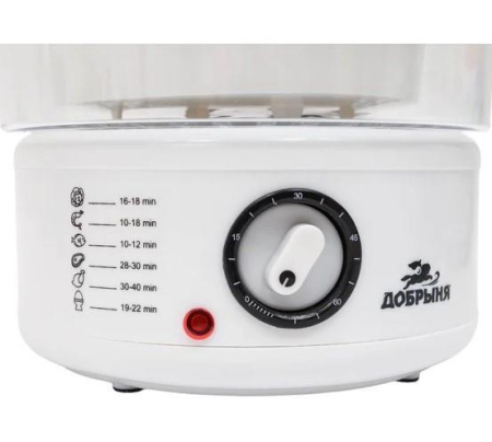 Пароварка Добрыня DO-3203 (600Вт, 2чаши)