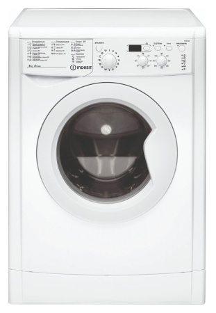 Стиральная машина с фронтальной загрузкой Indesit IWSD 6105 UZ, Max загрузка - 6кг, Max отжим - 1 000об/мин., цвет Белый