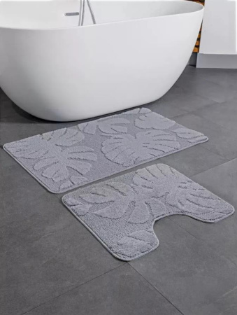 Набор ковриков My Crystal Gold 60*100 и 50*60 серый МС2-009