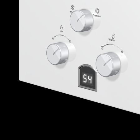 Колонка газова Edisson E 20 D, производительность 10 л/мин., Цвет Белый