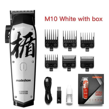 Машинка для стрижки волос Madeshow M10+ White