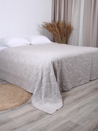 Покрывало Mona Liza Softness 150х200 жаккард вафельный бежевый АШ500515/1