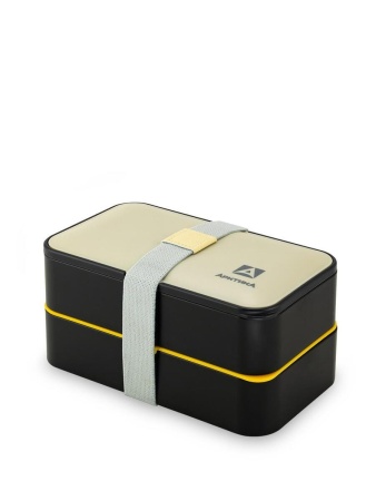 Ланч-бокс Арктика 1200 мл черный/бежевый