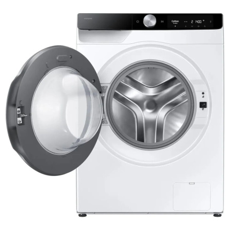 Стиральная машина с фронтальной загрузкой Samsung WW90DG6U94LKLD, Max загрузка - 9кг, Max отжим - 1 400об/мин., цвет Белый