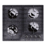 Встраиваемая варочная панель Газовая Gefest 2232-01 Р43, 60 см, цвет Чёрный