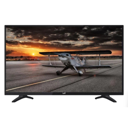  32" (81см) Телевизор LEFF 32H250T, SMART- Да, 1366x768, Цвет Чёрный