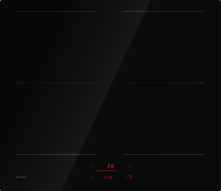 Встраиваемая варочная панель Индукционная ASKO HI2643FBG1, 60 см, цвет Чёрный