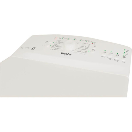 Стиральная машина с вертикальной загрузкой Whirlpool TDLR 6240L EU/N, Max загрузка - 6кг, Max отжим - 1 200об/мин., цвет Белый