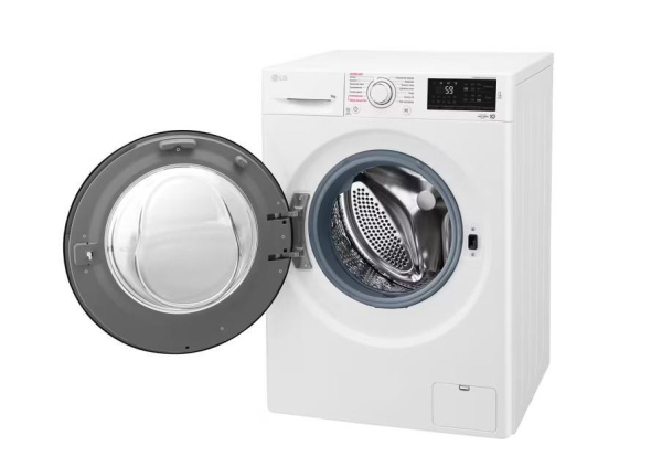 Стиральная машина с фронтальной загрузкой LG F4M5VS6W, Max загрузка - 9кг, Max отжим - 1 400об/мин., цвет Белый