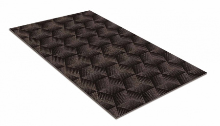 Коврик Shahintex придверный влаговпитывающий Фокус 67*120 мокко 02 S