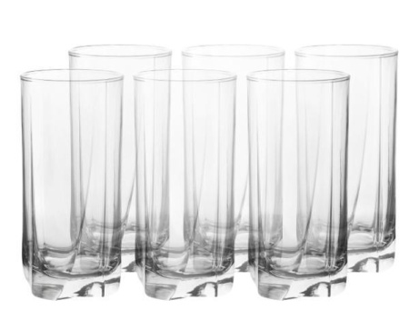 Набор стаканов для коктейлей Pasabahce Luna 6 пр. 375 мл 42358