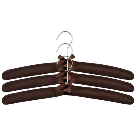 Набор вешалок Рыжий Кот Сатин 3 шт Шоколад 111494