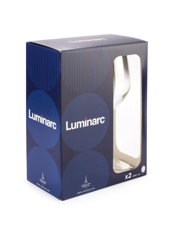 Набор бокалов для вина Luminarc Селест Серебряная Дымка 2 пр. 450 мл O0230