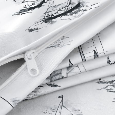 КПБ Евро Verossa Regatta gray 50/70, 70/70 Сатин 921447