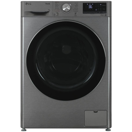 Стиральная машина с фронтальной загрузкой LG F2V5HS2S, Max загрузка - 7кг, Max отжим - 1 200об/мин., цвет Серый