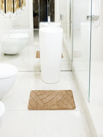 Коврик My Crystal Gold 50*80 капучино МС2-097