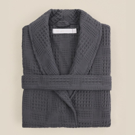 Халат SL Home вафельный мужской Chess Гри Сандре р-р. M т-серый 9849096