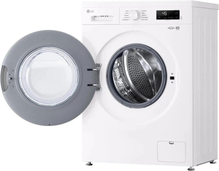Стиральная машина с фронтальной загрузкой LG F2Y1NS3W, Max загрузка - 6кг, Max отжим - 1 200об/мин., цвет Белый