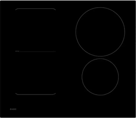 Встраиваемая варочная панель Индукционная ASKO HI2641FBG1, 60 см, цвет Чёрный