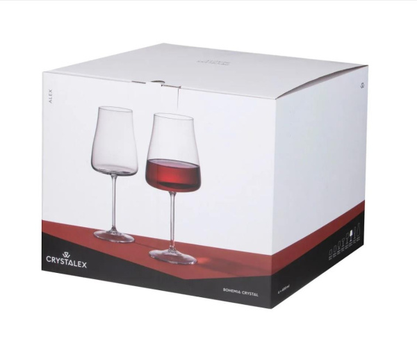 Набор бокалов для вина Crystalex Alex 6 пр. 400 мл CR400101AL