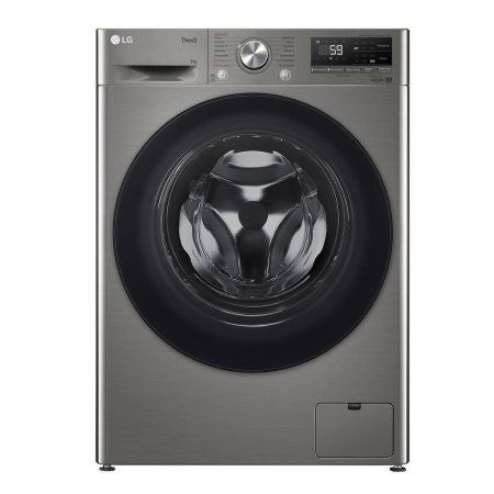 Стиральная машина с фронтальной загрузкой LG F2V5HS5S, Max загрузка - 7кг, Max отжим - 1 200об/мин., цвет Серебристый