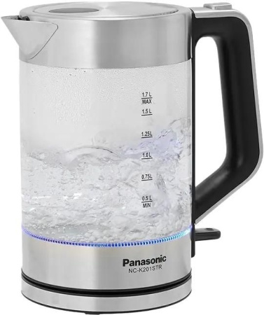 Электрический чайник Panasonic NC-K201STR, цвет Нержавеющая сталь