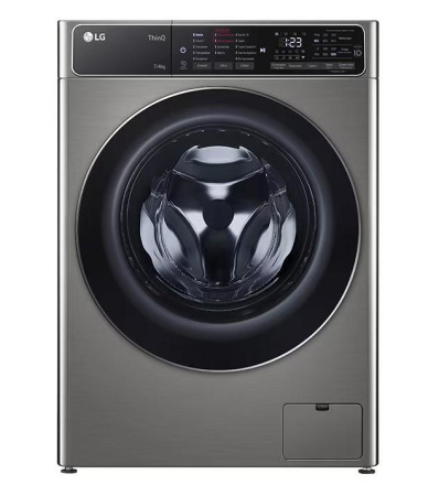 Стиральная машина с фронтальной загрузкой LG F2T5HG2S, Max загрузка - 7кг, Max отжим - 1 200об/мин., цвет Серый