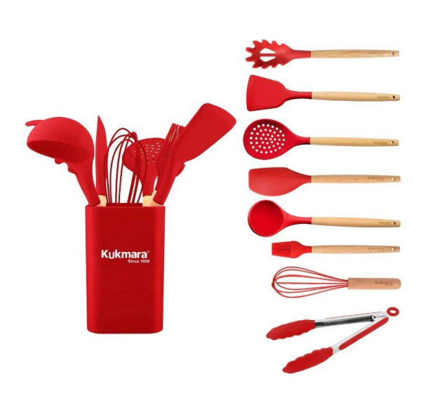 Набор кухонный Kukmara Red 9 пр. kuk-04/09011401