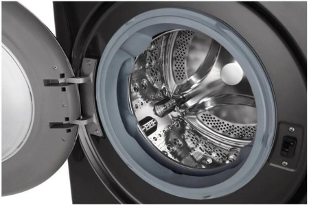 Стиральная машина с фронтальной загрузкой LG F2T9GW9P, Max загрузка - 8,5кг, Max отжим - 1 200об/мин., цвет Чёрный