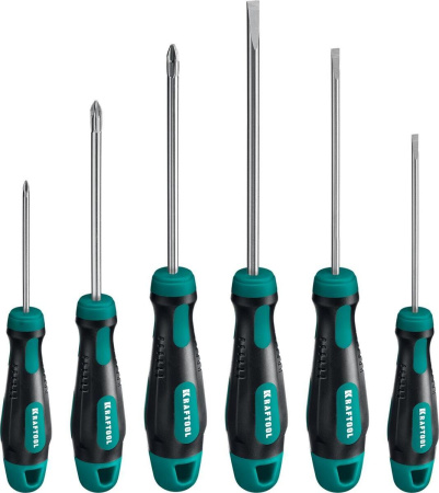 Набор отверток KRAFTOOL Х-Drive-6, 6 шт.