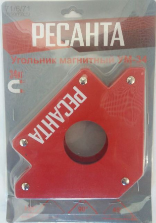 Угольник магнитный Ресанта УМ-34