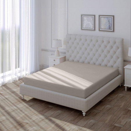 Простыня на резинке Волшебная Ночь 200/200/20 Coffee cream 789245