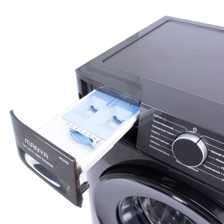 Стиральная машина с фронтальной загрузкой Manya M1273S, Max загрузка - 7кг, Max отжим - 1 200об/мин., цвет Серый