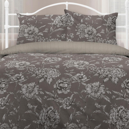 КПБ 1,5 сп Любимый дом Роскошный пион 70/70 Бязь 914354