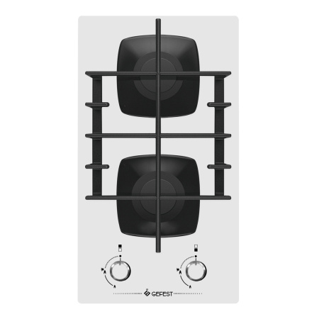 Встраиваемая варочная панель Газовая Gefest ПВГ 2002 К12, 30 см, цвет Белый