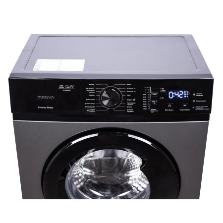 Стиральная машина с фронтальной загрузкой Manya M1064SBI, Max загрузка - 6кг, Max отжим - 1 000об/мин., цвет Серый