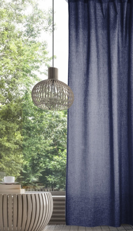 Комплект штор Волшебная ночь Индиго 165*270 см рогожка 721877