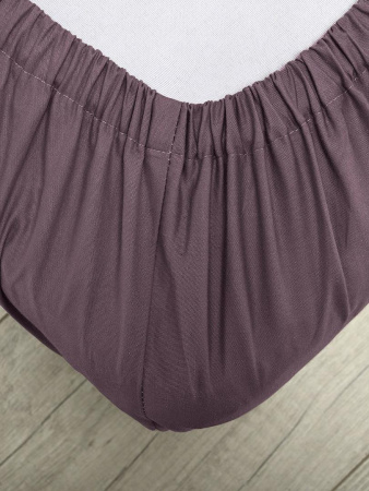 Простынь на резинке Mona Liza Berry 160*200*25 Бордовый 555026/1