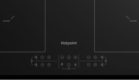 Встраиваемая варочная панель Индукционная Hotpoint HB 1560B2 BA, 59 см, цвет Чёрный