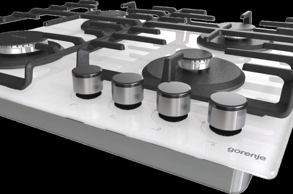 Встраиваемая варочная панель Газовая Gorenje GT642SYW, 60 см, цвет Белый