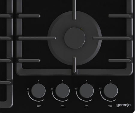 Встраиваемая варочная панель Газовая Gorenje GTW641BHF, 60 см, цвет Чёрный