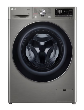 Стиральная машина с фронтальной загрузкой LG F2V5PS2S, Max загрузка - 8кг, Max отжим - 1 200об/мин., цвет Серебристый