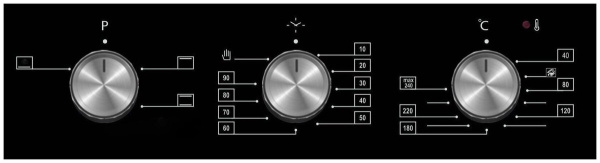 Встраиваемый Электрический духовой шкаф Simfer B4EB14006, цвет Чёрный