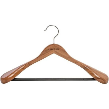 Вешалка Attribute Bamboo AHB211 44см для верх. одежды