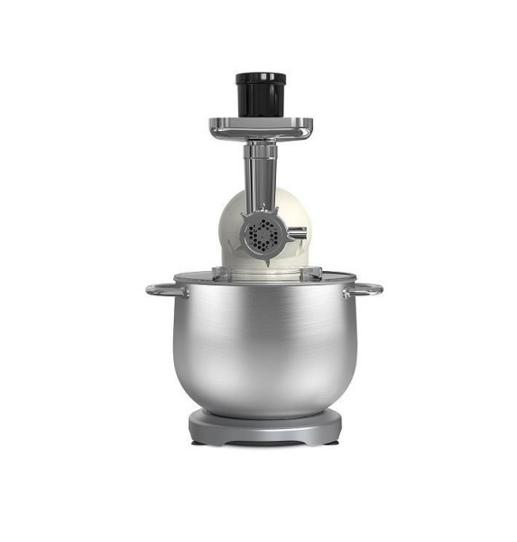 Планетарный миксер BQ MX851 Кремовый-Серебристый