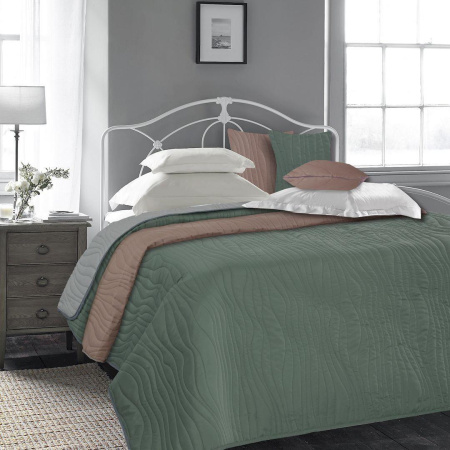 Покрывало Melissa 200х220 Гранит/махагон 5091650/02