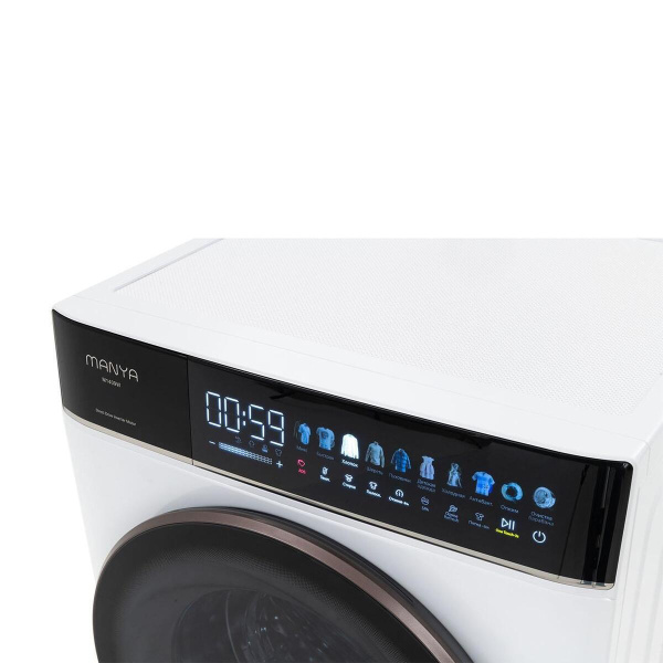 Стиральная машина с фронтальной загрузкой Manya M1409W, Max загрузка - 10кг, Max отжим - 1 400об/мин., цвет Белый